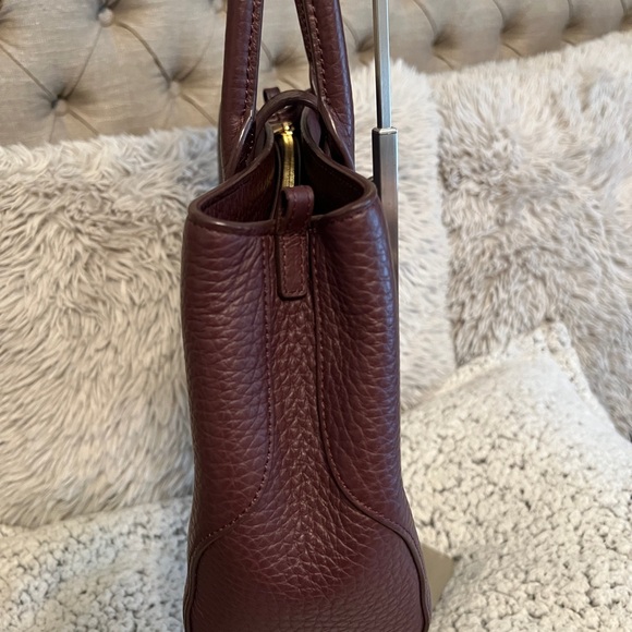 Furla Genuine Leather Bag with Gold and Brown Accents EUC beautiful fall color! - Picture 8 of 16